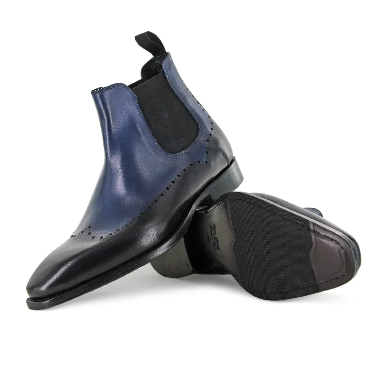 Men's anti - slip Chelsea boots with a durable rubber sole for safetyA835 - Deep Blue Sea Men's anti - slip Chelsea boots with a durable rubber sole for safetyA835 - Deep Blue Sea