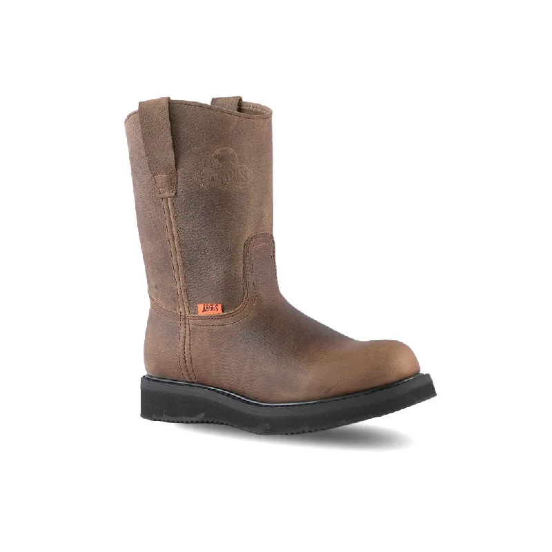 Men's breathable mesh - lined work & safety boots for hot weatherAngus Work Boot Laton Laredo Black Bottom E761 Men's breathable mesh - lined work & safety boots for hot weatherAngus Work Boot Laton Laredo Black Bottom E761