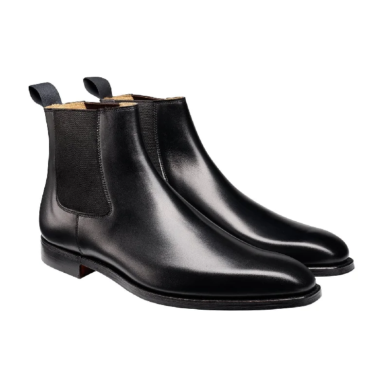 Men's water - resistant leather Chelsea boots for wet conditionsLingfield Black Calf Men's water - resistant leather Chelsea boots for wet conditionsLingfield Black Calf