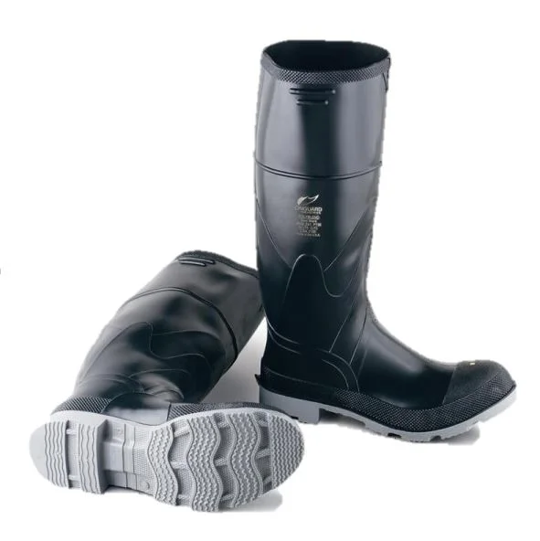 Black Polyblend Boots | Steel Toe