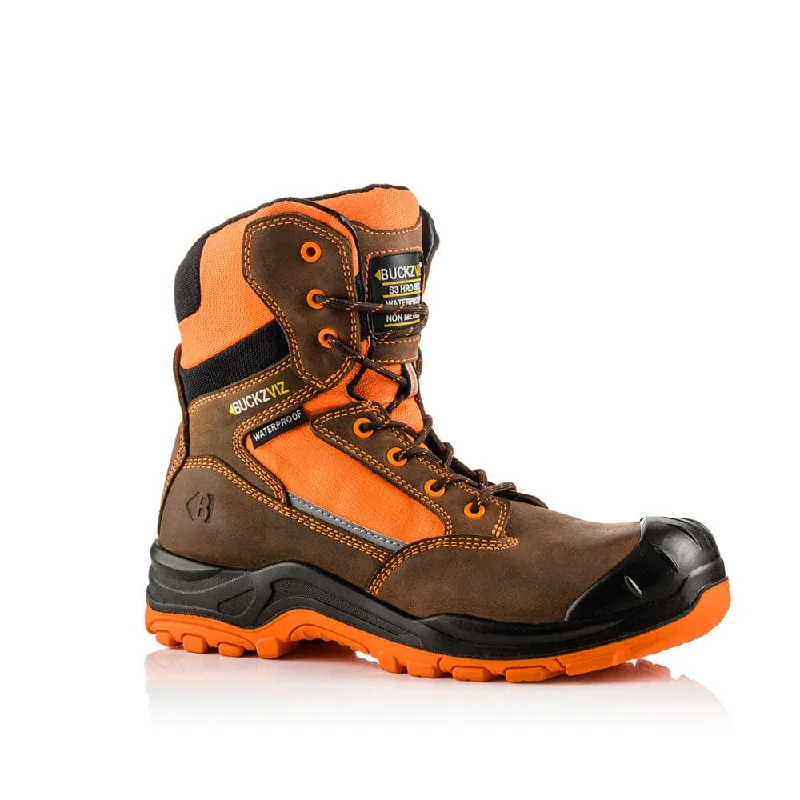 Buckler BVIZ1 S3 360° High Visibility Metal Free Waterproof Safety Lace/Zip Boot