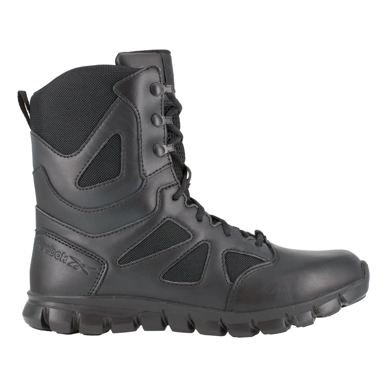 Men's work & safety boots with a removable insole for easy cleaningSublite Cushion 8 Inch Soft-Toe Side Zip Tactical Boot Black