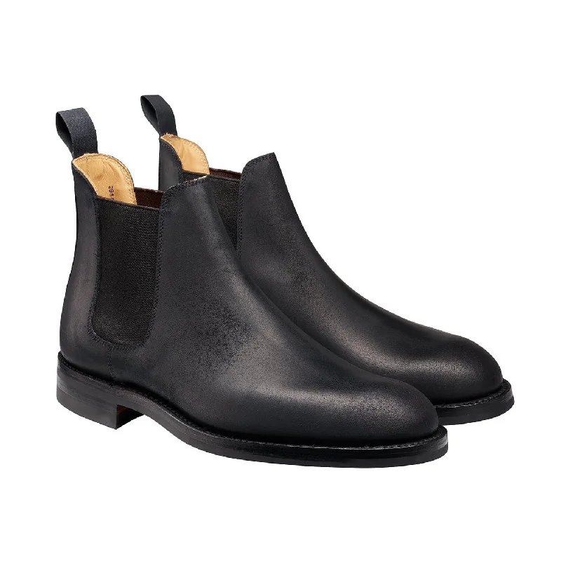 Men's low - heel Chelsea boots for a more casual and comfortable wearChelsea 5 Black Rough-Out Suede Men's low - heel Chelsea boots for a more casual and comfortable wearChelsea 5 Black Rough-Out Suede