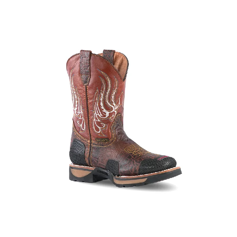 Men's high - ankle support work & safety boots for construction sitesTexas Country Work Boot Jurasic Miel 6084