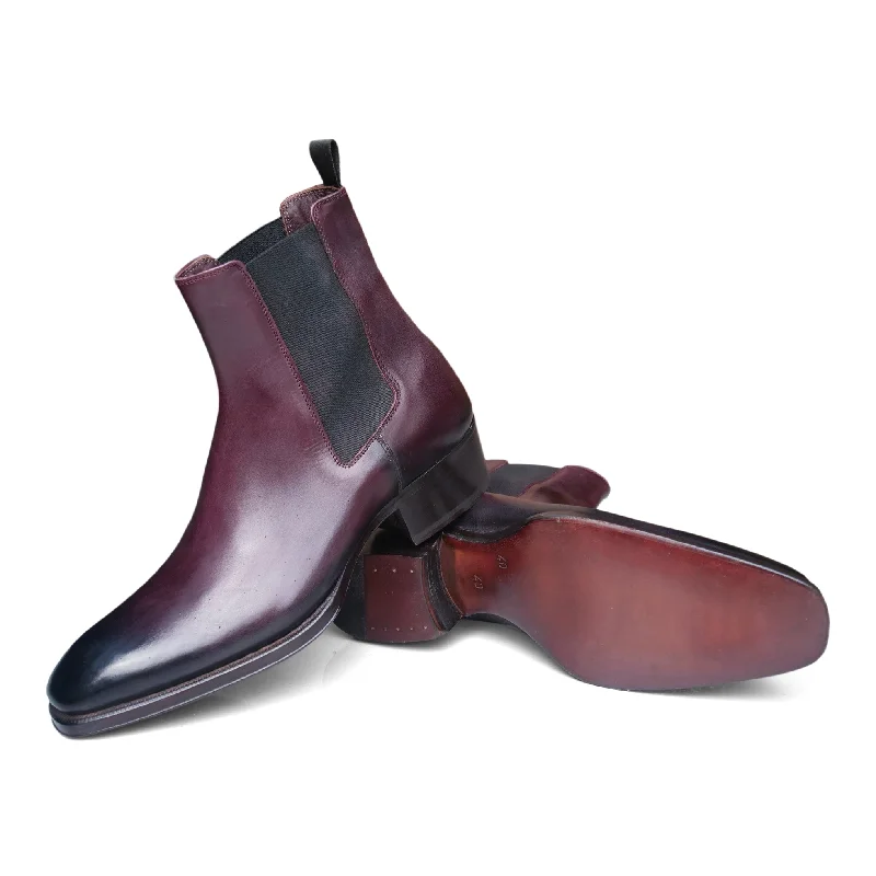 Men's suede Chelsea boots with a soft and luxurious texture5219 - Delave Bordeaux