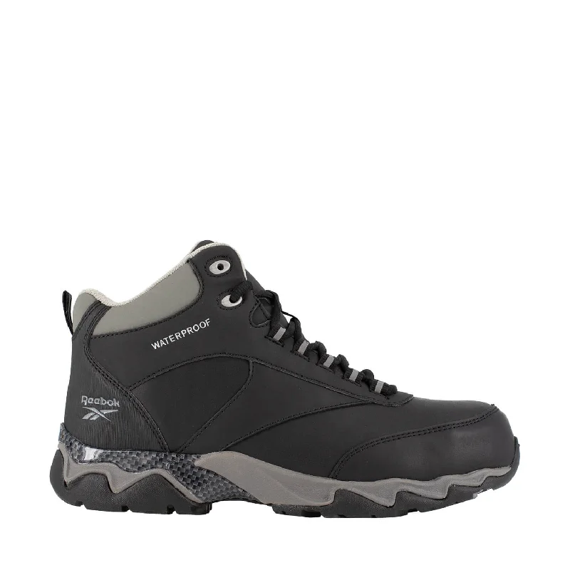 Men's breathable mesh - lined work & safety boots for hot weatherBeamer Composite-Toe Waterproof Athletic Work Boot Black