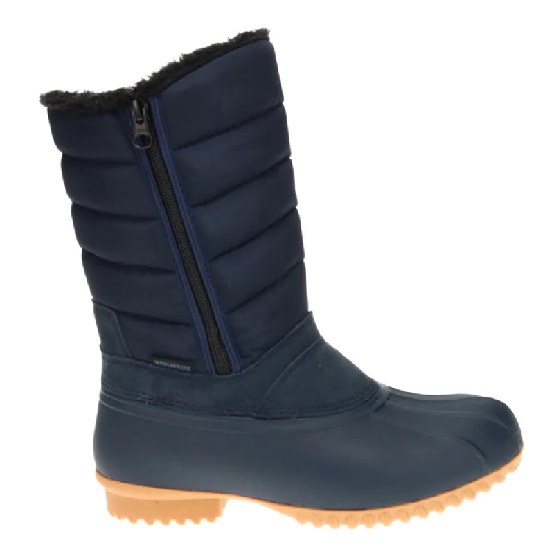 Men's anti - slip snow boots with deep tread patternsIllia Zippered Snow Boots