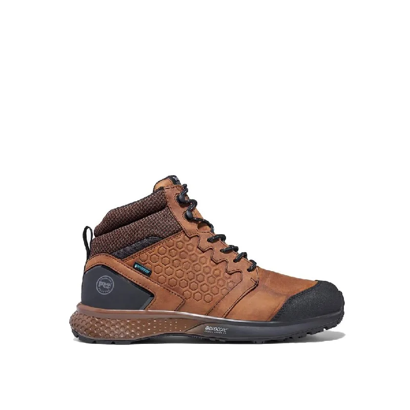 Men's insulated work & safety boots for cold - climate workReaxion Soft-Toe Waterproof Boot Brown