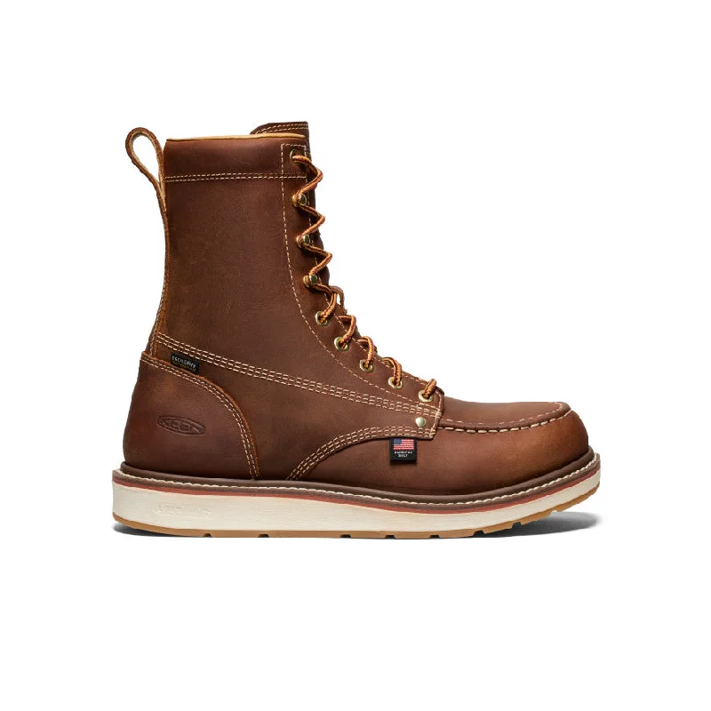Men's anti - static work & safety boots for electronics industryMen's Liberty 8" Waterproof Boot (Soft Toe) | Leather Brown/Gum Men's anti - static work & safety boots for electronics industryMen's Liberty 8" Waterproof Boot (Soft Toe) | Leather Brown/Gum