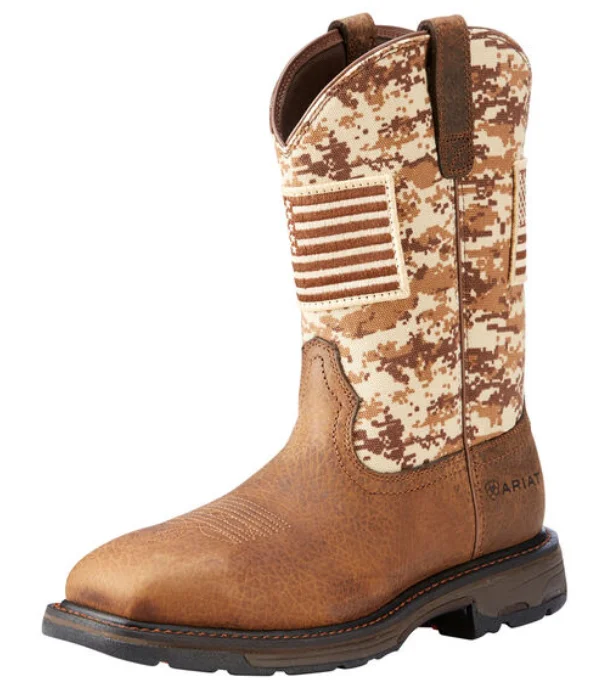 Men's puncture - resistant work & safety boots with Kevlar soleMen's Workhog Patriot
