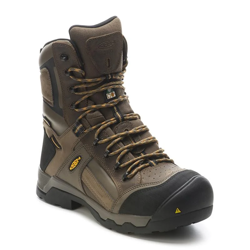 Men's electrical - hazard resistant work & safety boots with composite toeDavenport Men's 8" composite toe work boots 1017799EE