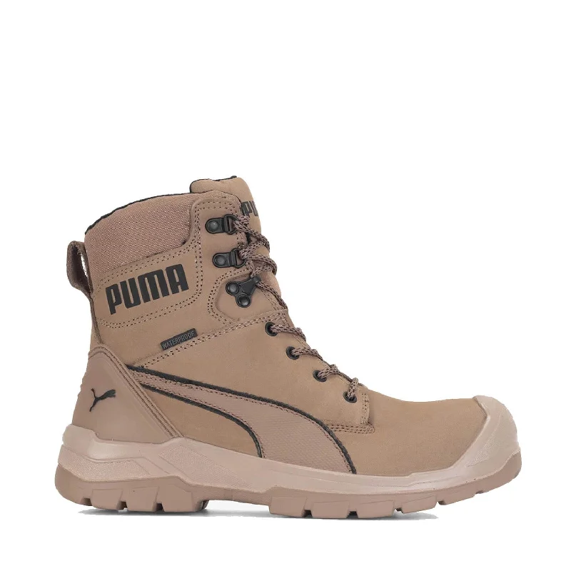 Men's work & safety boots with a padded collar for ankle comfortConquest CTX Men's Composite-Toe Boot WP Stone
