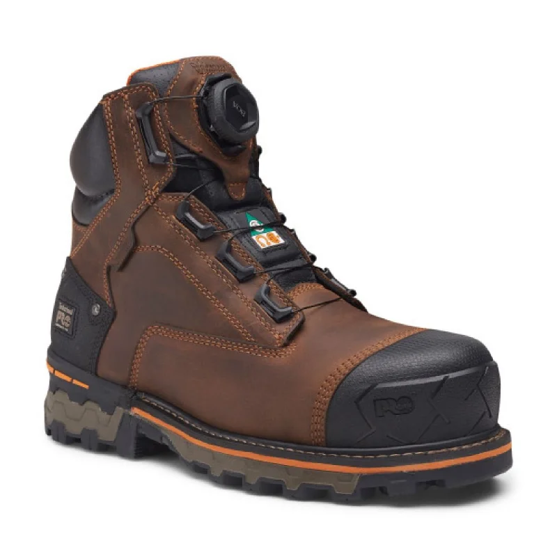 Men's insulated work & safety boots for cold - climate workTimberland Pro Boondock BOA® Men's 6" Waterproof Composite Toe Safety Boot - TB0A66KYEM4 Brown Men's insulated work & safety boots for cold - climate workTimberland Pro Boondock BOA® Men's 6" Waterproof Composite Toe Safety Boot - TB0A66KYEM4 Brown
