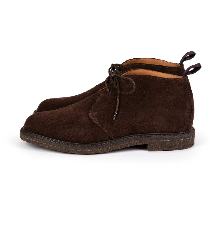 Men's waterproof leather chukka boots for wet weather conditionsSanders Harry Suede Chukka Boot: Dark Brown Men's waterproof leather chukka boots for wet weather conditionsSanders Harry Suede Chukka Boot: Dark Brown