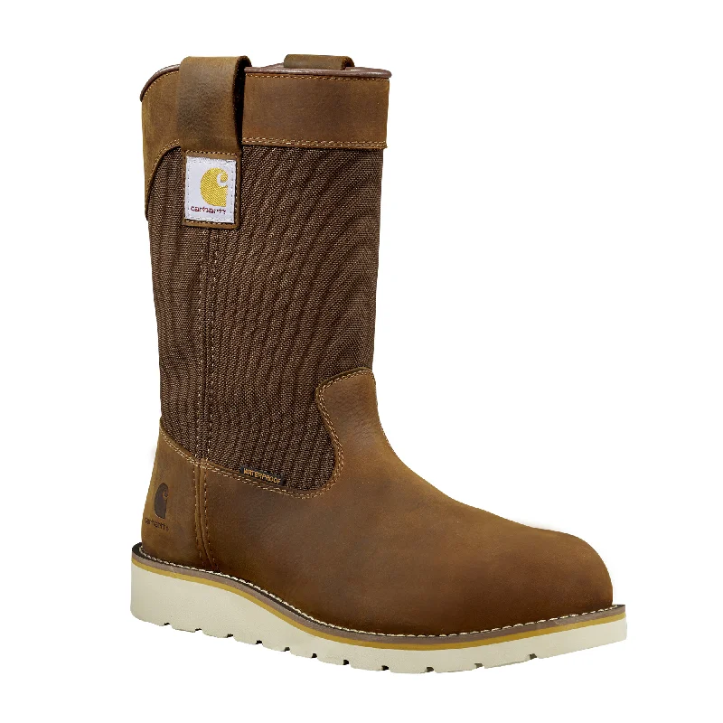 Men's work & safety boots with a flame - resistant upper for firefighting or welding workMen's Wellington Wedge 10" Waterproof Boot
