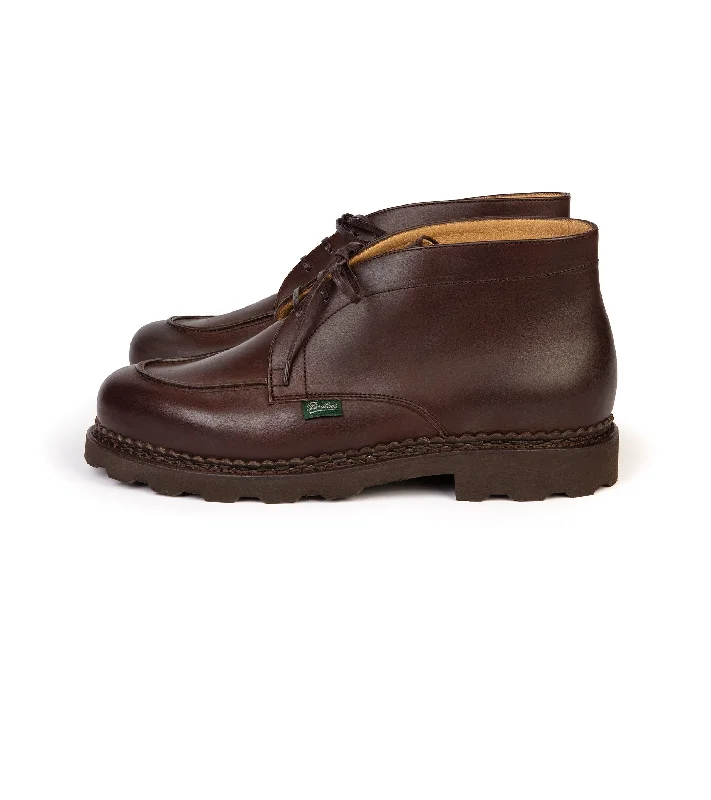 Men's puncture - resistant chukka boots for outdoor activitiesParaboot for Arpenteur Full Grain Leather Chukka Boot: Brown Men's puncture - resistant chukka boots for outdoor activitiesParaboot for Arpenteur Full Grain Leather Chukka Boot: Brown