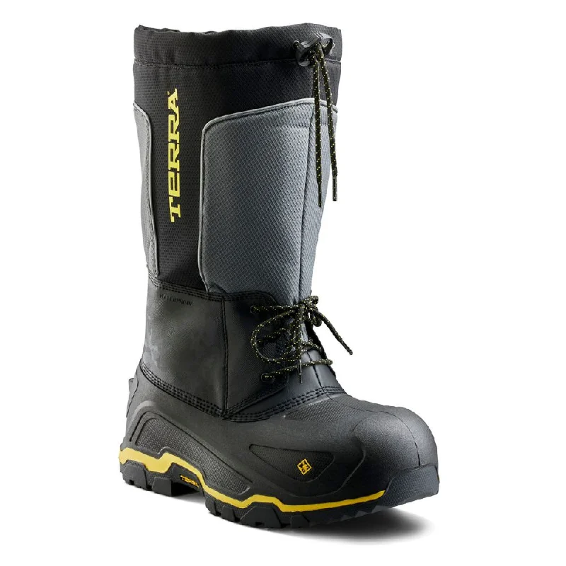 Men's work & safety boots with a gusseted tongue to keep out debrisTerra Stormbreaker Unisex Waterproof Winter Safety Boot with Composite Toe TR0A839ABLK - Black Men's work & safety boots with a gusseted tongue to keep out debrisTerra Stormbreaker Unisex Waterproof Winter Safety Boot with Composite Toe TR0A839ABLK - Black