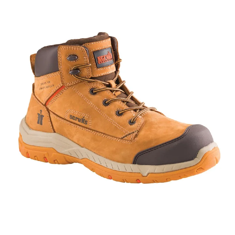 Men's high - ankle support work & safety boots for construction sitesScruffs Solleret Non-Metallic Lightweight Safety Work Boot