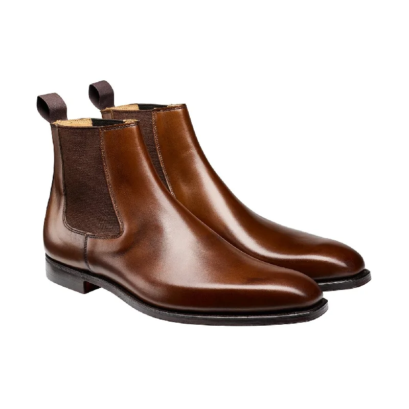 Men's water - resistant leather Chelsea boots for wet conditionsLingfield Dark Brown Burnished Calf Men's water - resistant leather Chelsea boots for wet conditionsLingfield Dark Brown Burnished Calf
