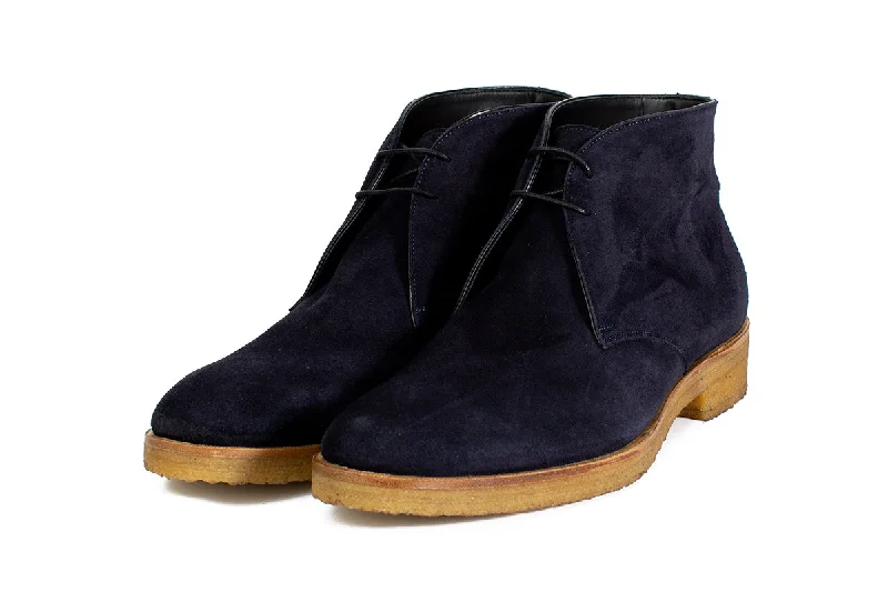Men's full - grain leather chukka boots for durability and qualityThe Gosling Unlined Chukka Boot - Blue Suede Men's full - grain leather chukka boots for durability and qualityThe Gosling Unlined Chukka Boot - Blue Suede