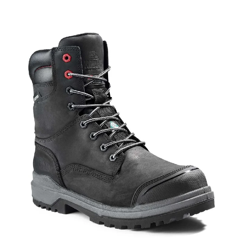 Men's high - ankle support work & safety boots for construction sitesKodiak Karluk Men's 8" Waterproof Composite Toe Work Boot 8379BK - Black Men's high - ankle support work & safety boots for construction sitesKodiak Karluk Men's 8" Waterproof Composite Toe Work Boot 8379BK - Black