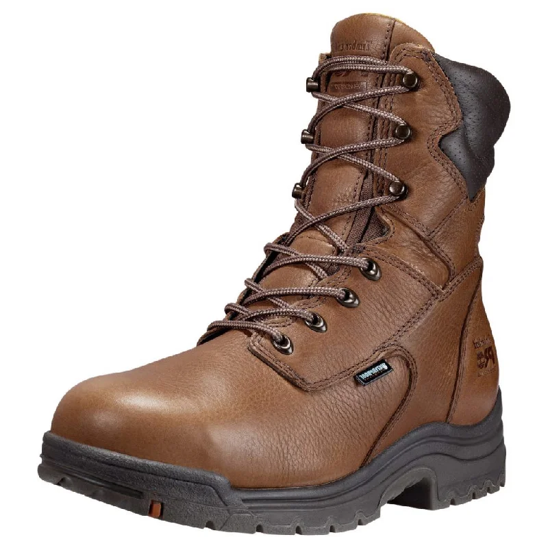 Men's insulated work & safety boots for cold - climate workTimberland Pro Titan 8" Alloy Toe Waterproof (Cappuccino)