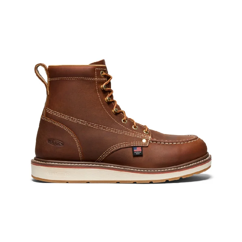 Men's work & safety boots with a breathable waterproof membrane like Gore - TexMen's Liberty 6" Boot (Soft Toe)  |  Leather Brown/Birch