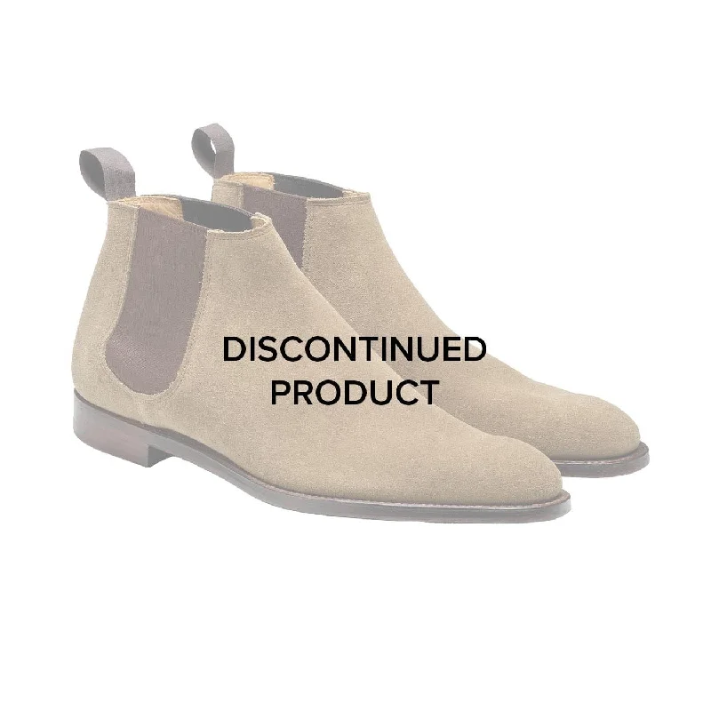 Men's mesh - lined Chelsea boots for enhanced ventilationEpsom Khaki Suede