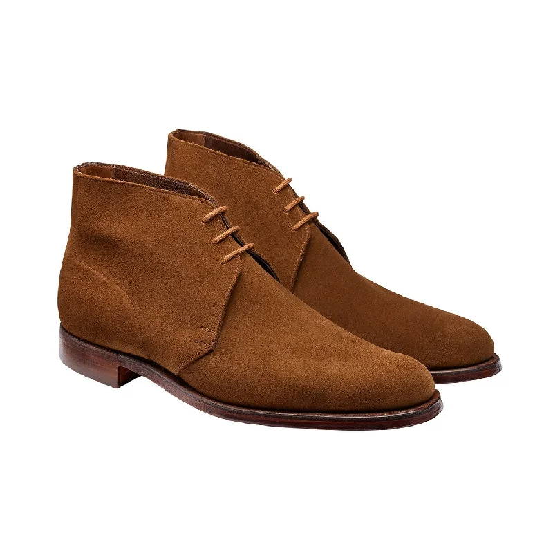 Men's waterproof leather chukka boots for wet weather conditionsChukka Snuff Suede