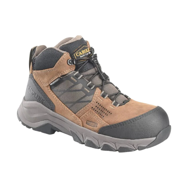 Men's work & safety boots with a quick - lace system for easy on and offCarolina Men's Ironhide Ez Entry Composite Toe Waterproof Hiker Work Boots - Brown Men's work & safety boots with a quick - lace system for easy on and offCarolina Men's Ironhide Ez Entry Composite Toe Waterproof Hiker Work Boots - Brown