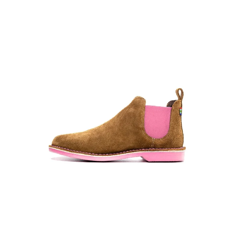 Men's canvas Chelsea boots for a casual and breathable optionVELDSKOEN CHELSEA BOOT UHAMBO (PINK SOLE) Men's canvas Chelsea boots for a casual and breathable optionVELDSKOEN CHELSEA BOOT UHAMBO (PINK SOLE)