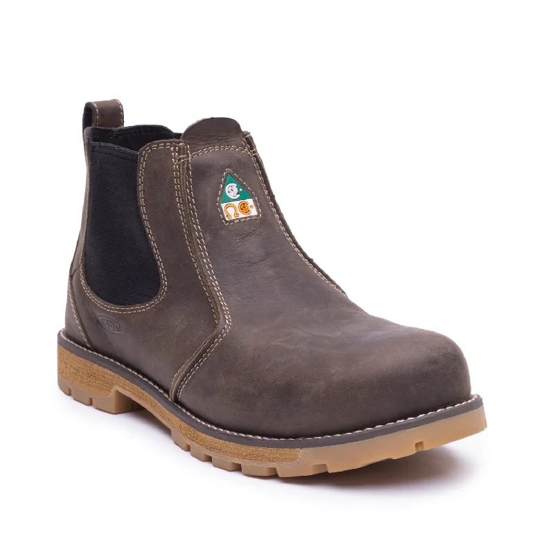 Men's work & safety boots with a high - traction lug pattern for uneven groundSeattle Romeo Men's 6" composite toe work boots 1021337