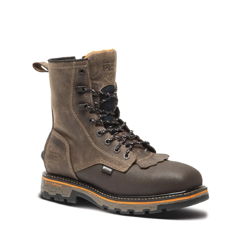 Men's work & safety boots with a moisture - wicking lining for dry feetTrue Grit 8 Inch Composite-Toe Waterproof Work Boot Brown