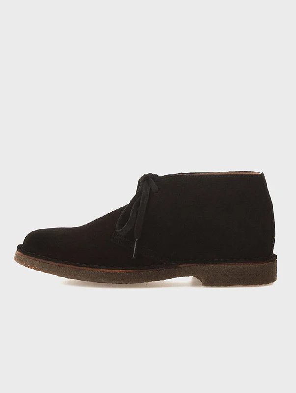 Men's flexible sole chukka boots for natural foot movementLeo Black
