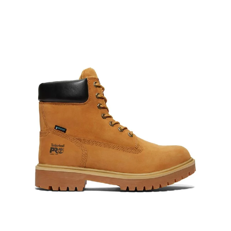 Men's ESD (electro - static discharge) work & safety boots for cleanroom environmentsDirect Attach 6 Inch Steel-Toe Waterproof Ins 200G Work Boot Wheat