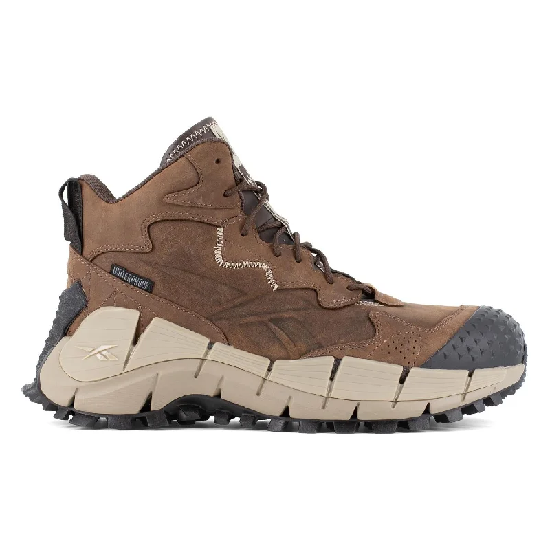 Men's work & safety boots with a quick - lace system for easy on and offZig Kinetica Edge II Composite-Toe Work Boot Brown
