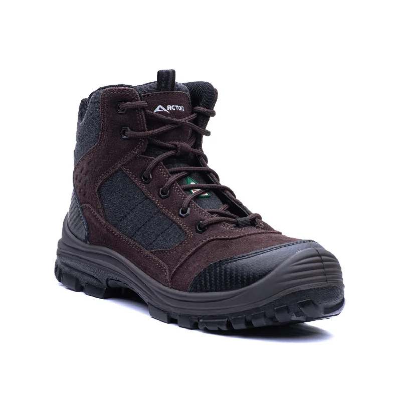 Men's work & safety boots with a reflective strip for low - light visibilityProfast Men's 6" Composite Toe Work Boots A9283-12