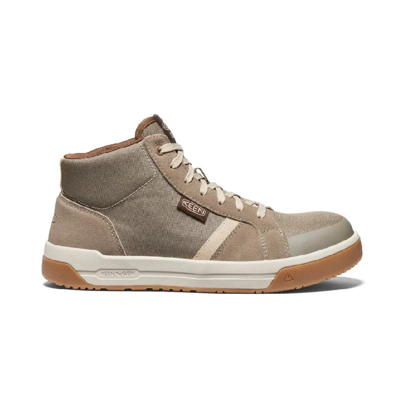 Men's slip - resistant work & safety boots for oily surfacesMen's Kenton Mid Work Shoe (Carbon Toe)  |  Brindle/Gum