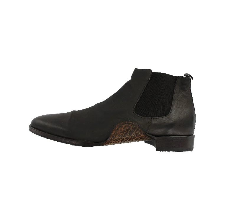 Men's high - heel Chelsea boots for a dressier and more stylish lookS8510 - Dark Brown Chelsea Men's high - heel Chelsea boots for a dressier and more stylish lookS8510 - Dark Brown Chelsea