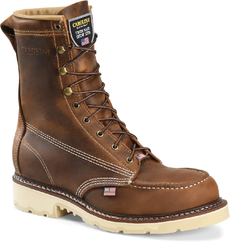 Men's work & safety boots with a flame - resistant upper for firefighting or welding workCarolina CA7516 Ferric USA Steel Toe Work Boots