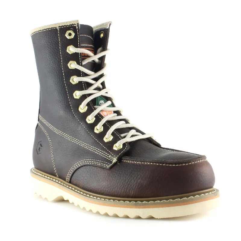 Men's work & safety boots with a high - traction lug pattern for uneven groundJ.B Goodhue Farmer 2 CSA Steel Toe Work Boot 00744 Men's work & safety boots with a high - traction lug pattern for uneven groundJ.B Goodhue Farmer 2 CSA Steel Toe Work Boot 00744