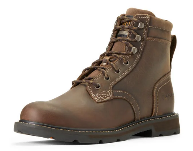 Men's work & safety boots with a quick - lace system for easy on and offMen's Groundbreaker