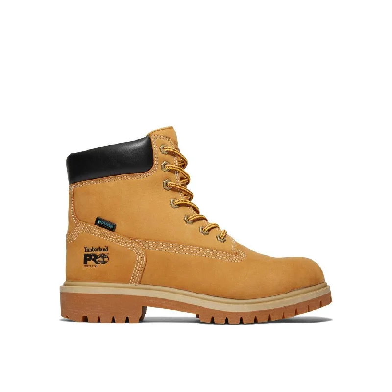 Men's water - repellent leather work & safety boots for outdoor workWomen's Direct Attach 6 Inch Waterproof Ins 200G Boot Wheat