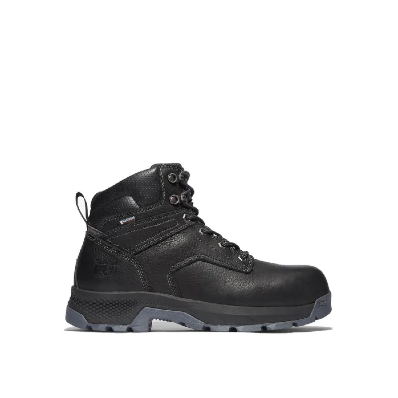 Men's shock - absorbing work & safety boots for long - hours standingTitan EV 6 Inch Composite-Toe Waterproof Work Boot Black