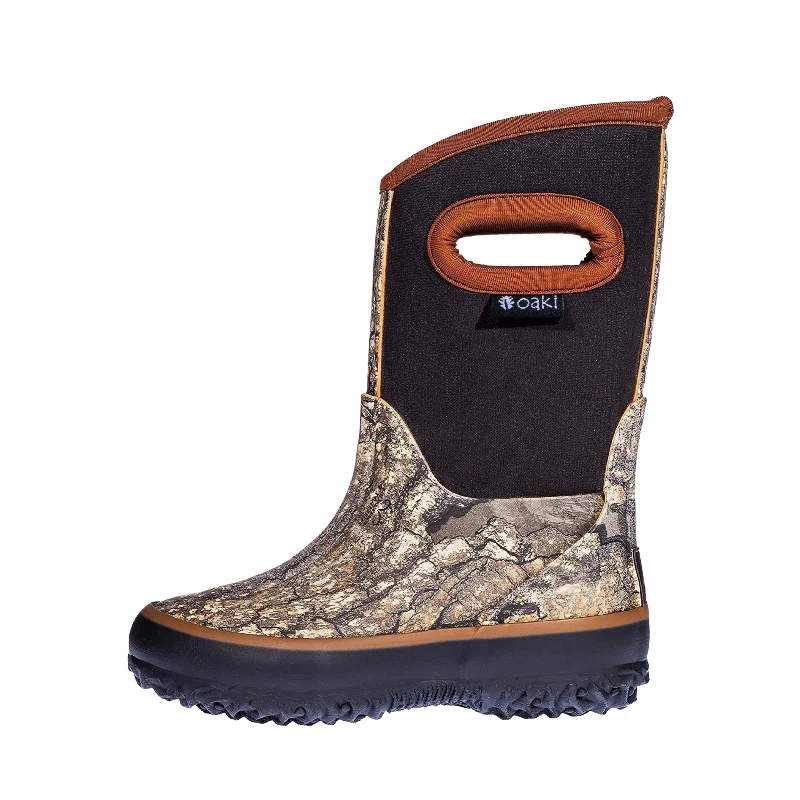 Men's reflective stripe - adorned snow boots for visibilityNeoprene Boots, Realtree Timber™