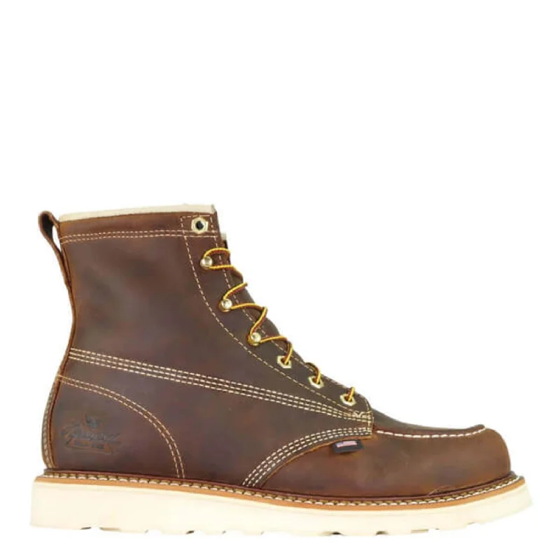 Men's electrical - hazard resistant work & safety boots with composite toeThorogood Men's American Heritage 6" Moc Toe Steel Toe Work Boot