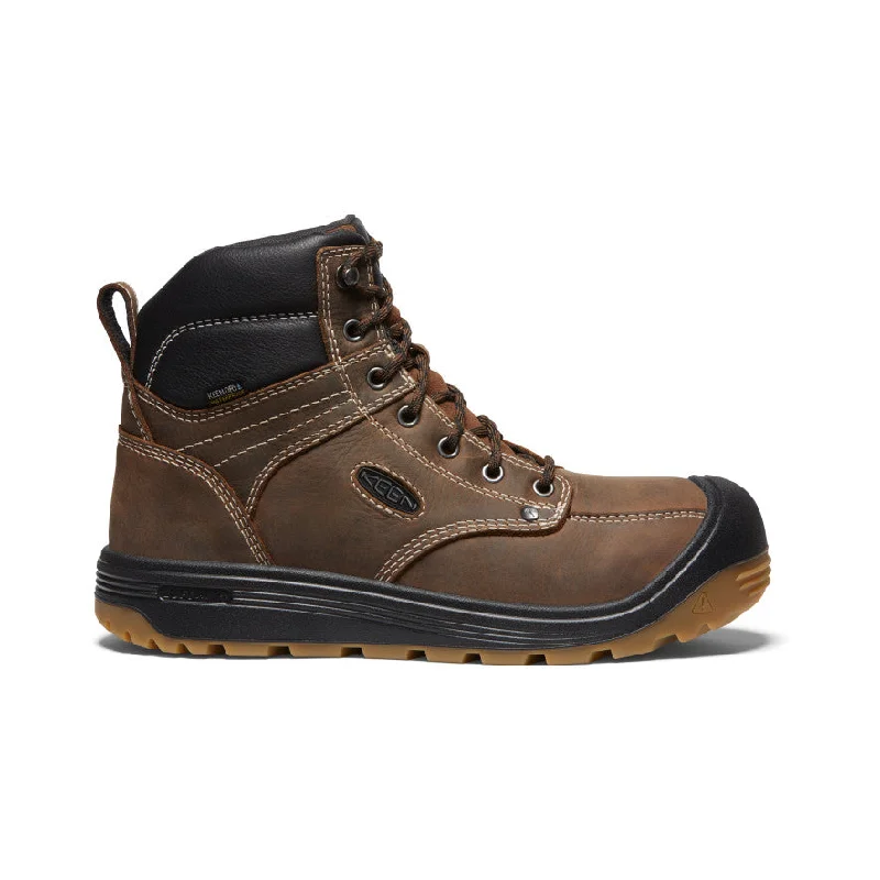 Men's work & safety boots with a toe cap made of aluminum alloyMen's Fort Wayne 6" Waterproof (Soft Toe)  |  Dark Earth/Gum