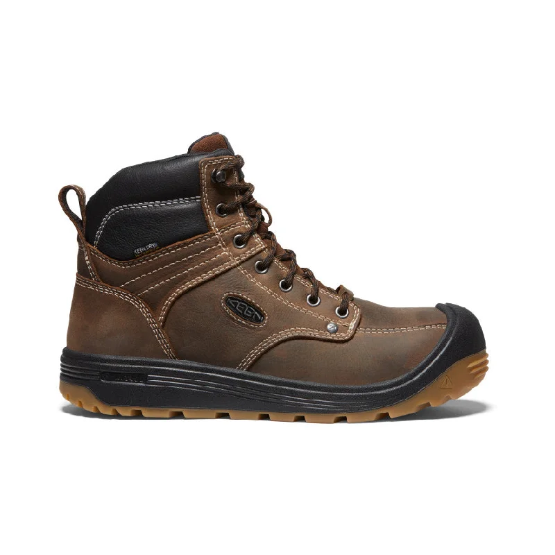 Men's electrical - hazard resistant work & safety boots with composite toeMen's Fort Wayne 6" Waterproof (Carbon Toe)  |  Dark Earth/Gum