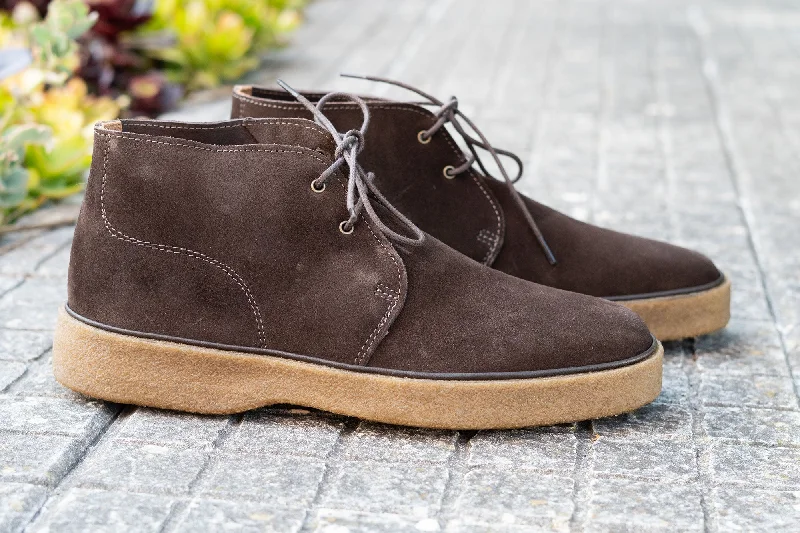 Men's flexible sole chukka boots for natural foot movementPlaytime by Hutton Cavendish Tobacco Men's flexible sole chukka boots for natural foot movementPlaytime by Hutton Cavendish Tobacco