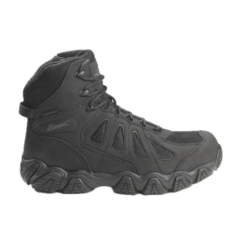 Men's breathable mesh - lined work & safety boots for hot weatherCrosstrex 6" Composite Toe Waterproof Boot with Side Zip Black